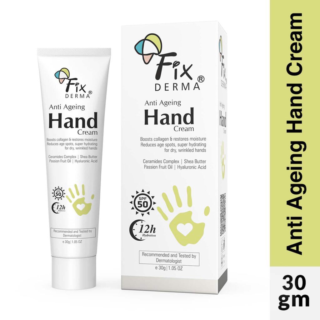 Fixderma Anti Aging Hand Cream for Dry And Rough Hands All Skins Types (30 g) - Fixderma