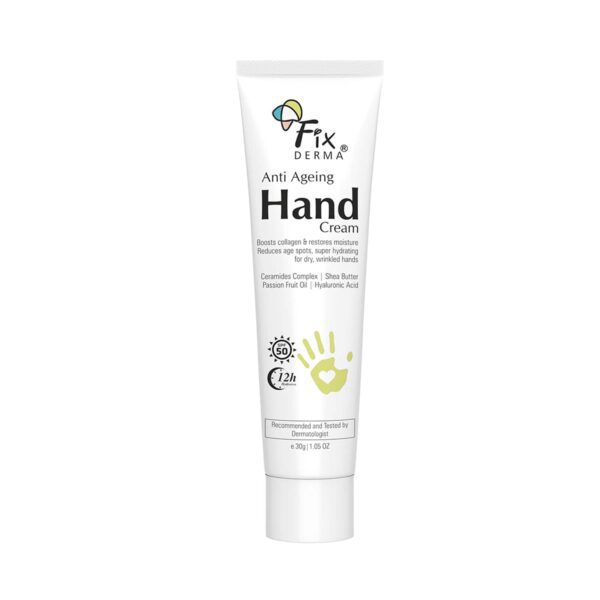 Fixderma Anti Aging Hand Cream for Dry And Rough Hands All Skins Types (30 g) - Fixderma