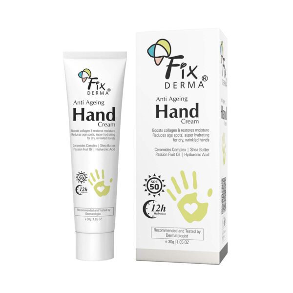 Fixderma Anti Aging Hand Cream for Dry And Rough Hands All Skins Types (30 g) - Fixderma