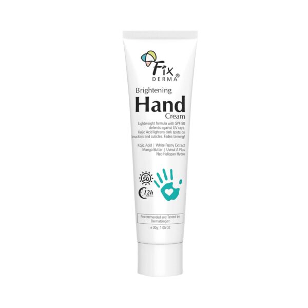 Fixderma Brightening Hand Cream for Dry And Rough Hands All Skins Types (30 g) - Fixderma