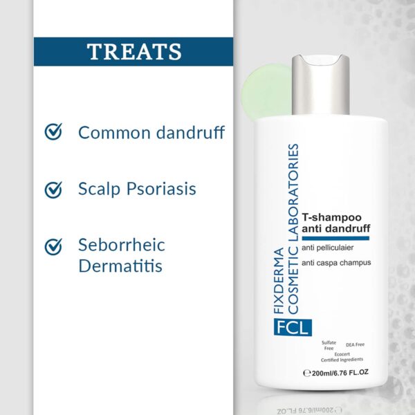 Fixderma Cosmetic Laboratories Anti Dandruff T-Shampoo (200ml) - Fixderma Cosmetic Laboratories