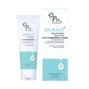 Fixderma Durave Deep Hydrating Body Lotion Ceramide & Shea Butter Moisturizer for Dry Skin (200 ml) - Fixderma