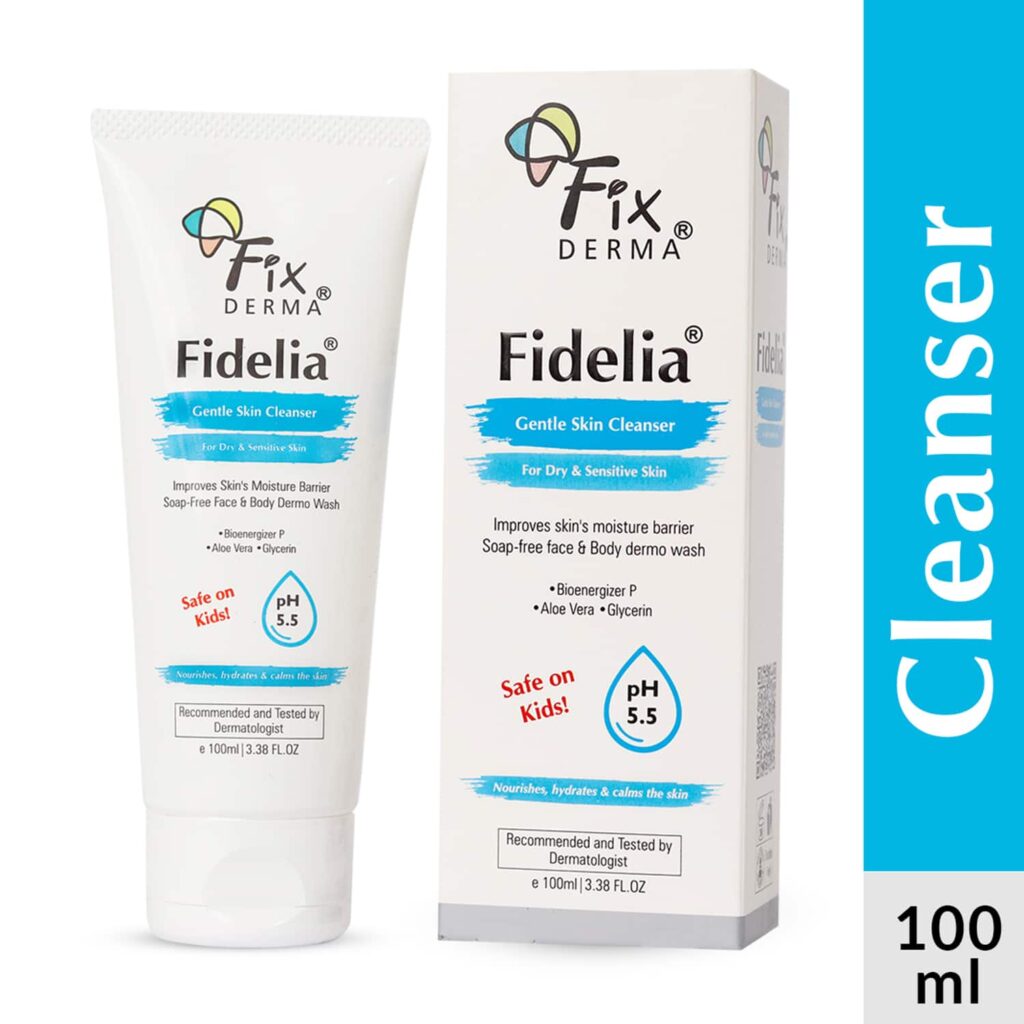 Fixderma Fidelia Gentle Skin Cleanser Facewash (100ml) - Fixderma