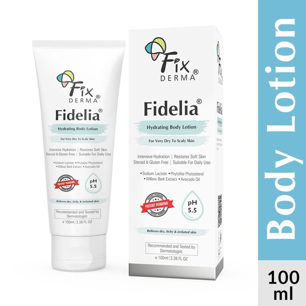 Fixderma Fidelia Hydrating Body Lotion for Very Dry To Scaly Skin with Avocado Oil (100ml) - Fixderma