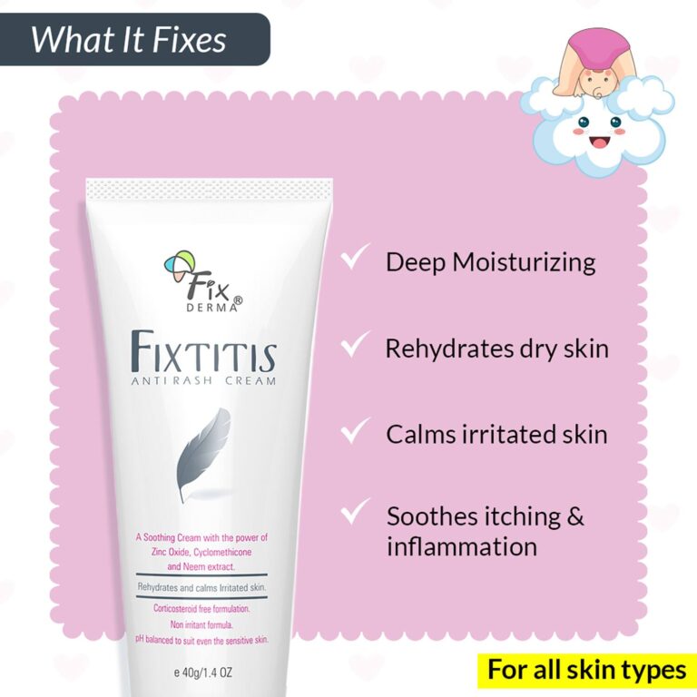 Fixderma Fixtitis Anti Rash Cream - (40g) - Fixderma