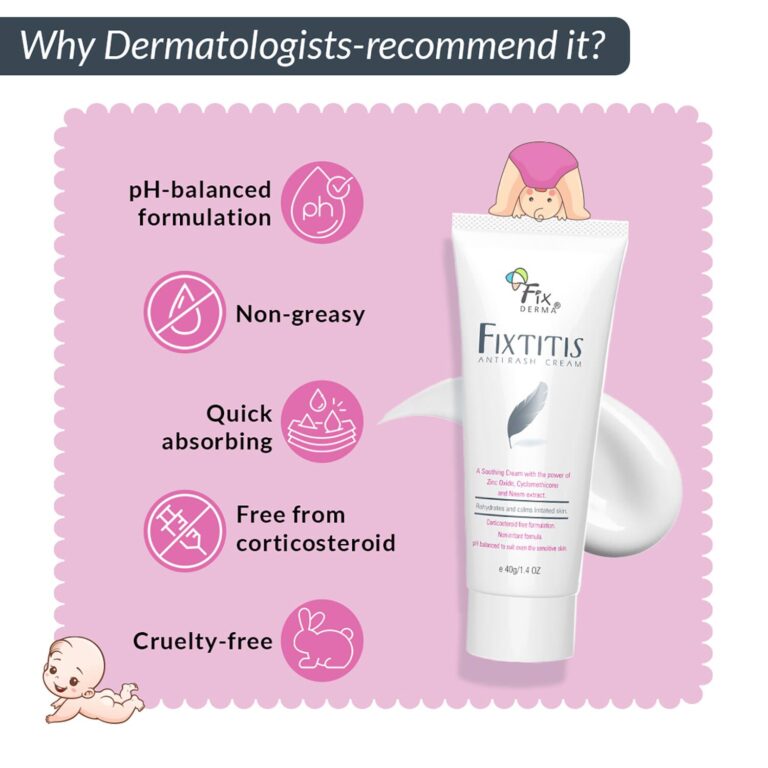Fixderma Fixtitis Anti Rash Cream - (40g) - Fixderma