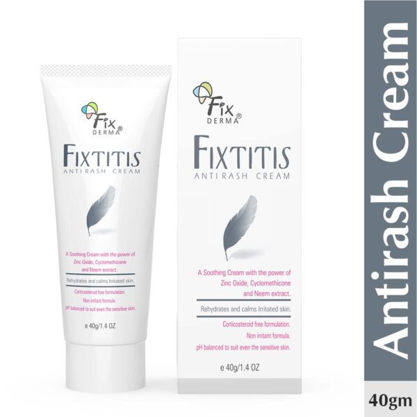 Fixderma Fixtitis Anti Rash Cream - (40g) - Fixderma
