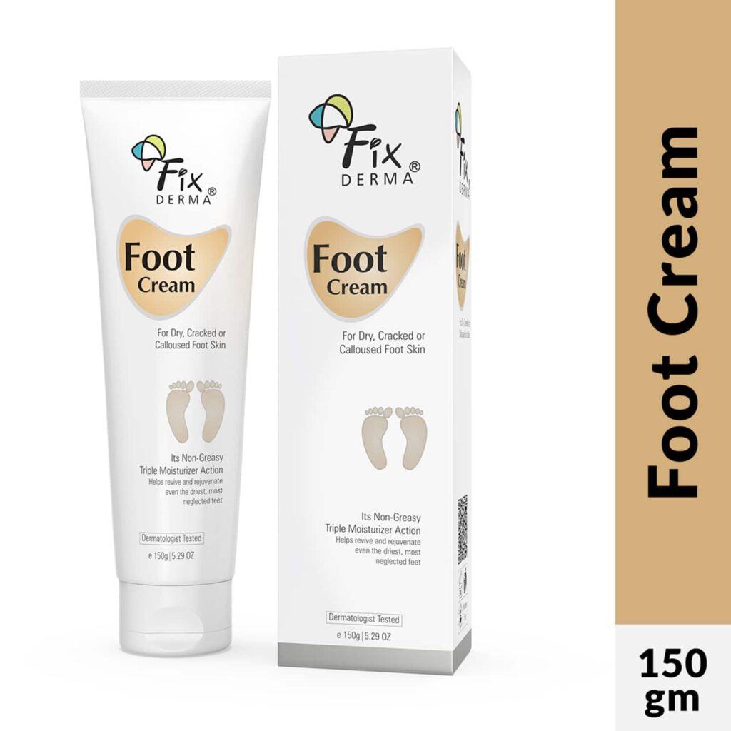 Fixderma Foot Cream for Dry & Cracked Feet Moisturizes Soothes & Repair Cracked Feet (150 ml) - Fixderma