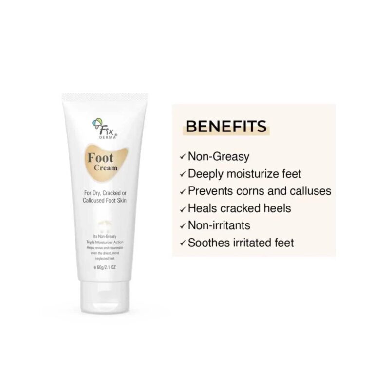 Fixderma Foot Cream For Dry Cracker Or Calloused Foot Skin (60g) - Fixderma