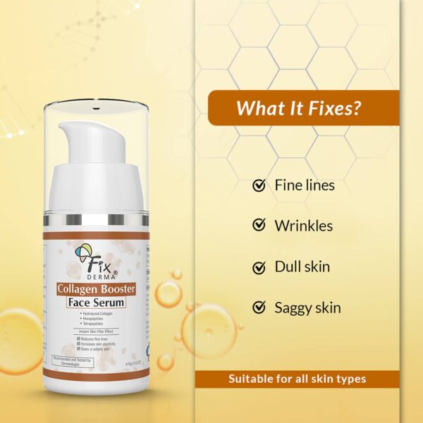 Fixderma Hydrolyzed Collagen Booster Face Serum (15g) - Fixderma