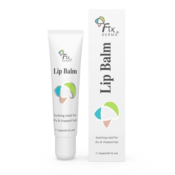 Fixderma Lip Balm With Vitamin C And Vitamin E | Lip Balm For Dark Lips | Dry Lips | Chapped Lips | Lip Gloss - 15ml, White