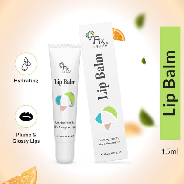 Fixderma Lip Balm with Vitamin C & Vitamin E for Dark Lips (15ml) - Fixderma