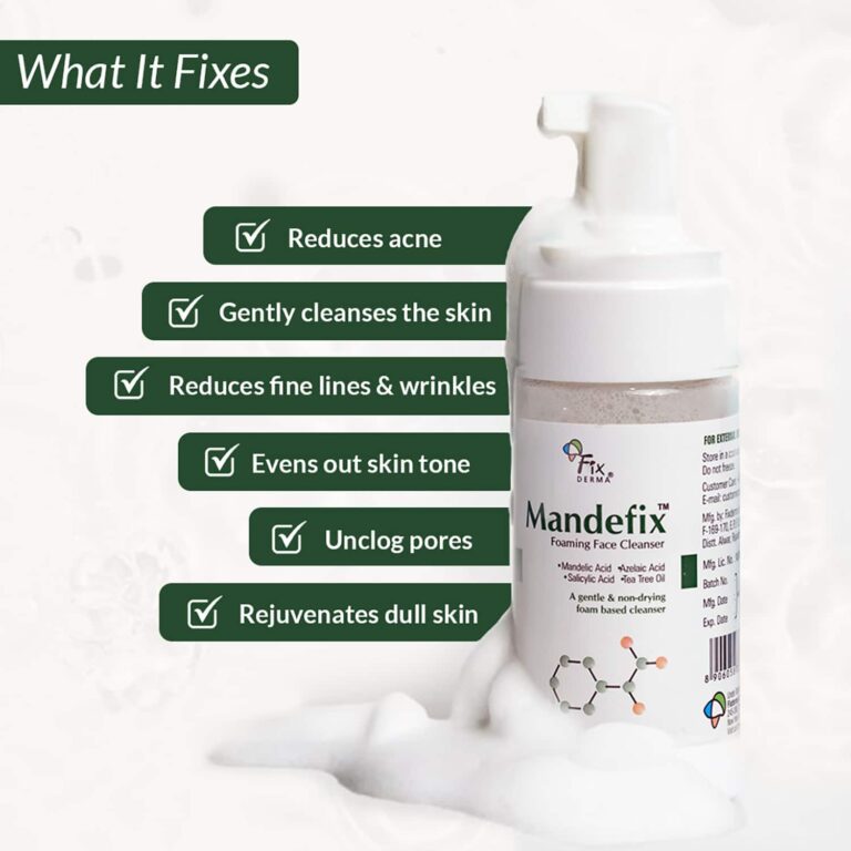 Fixderma Mandefix Foaming Face Cleanser - (100ml) - Fixderma