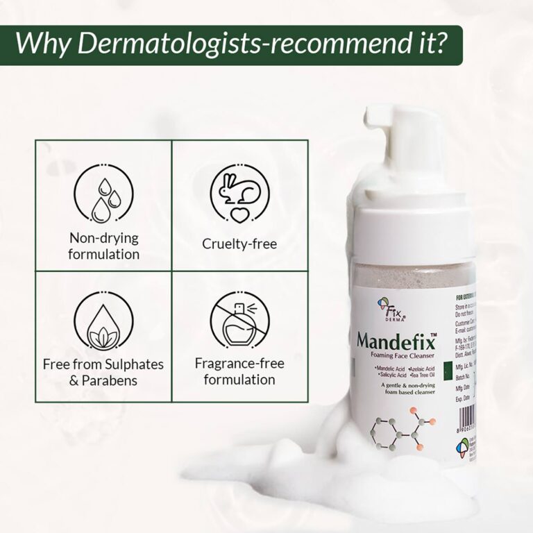 Fixderma Mandefix Foaming Face Cleanser - (100ml) - Fixderma