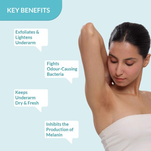 Fixderma Nigrifix Underarm Ocean Roll on - Brightens Skin & Exfoliates Underarm (60 ml) - Fixderma