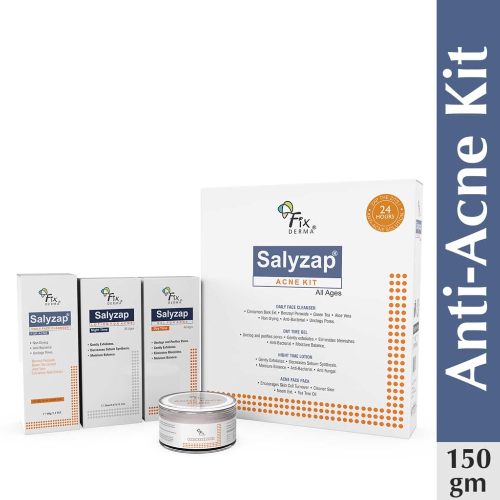Fixderma Salyzap Acne Kit (4Pcs) - Fixderma