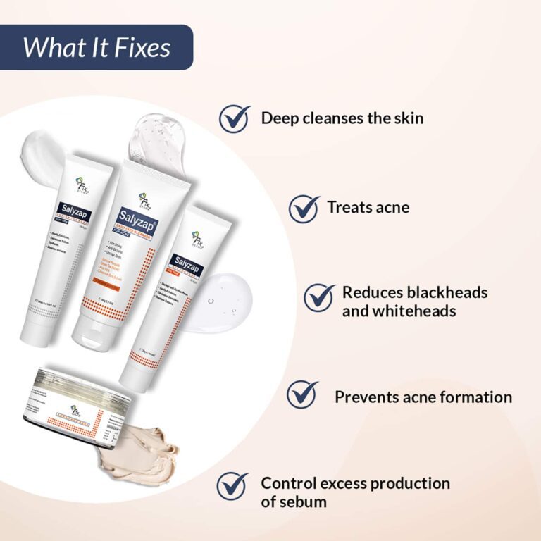 Fixderma Salyzap Acne Kit (4Pcs) - Fixderma