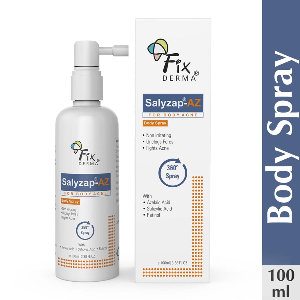 Fixderma Salyzap AZ For Body Acne Spray - (100ml) - Fixderma