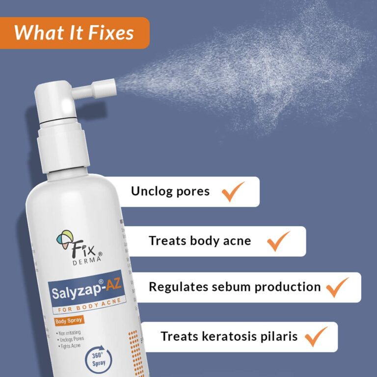 Fixderma Salyzap AZ For Body Acne Spray - (100ml) - Fixderma