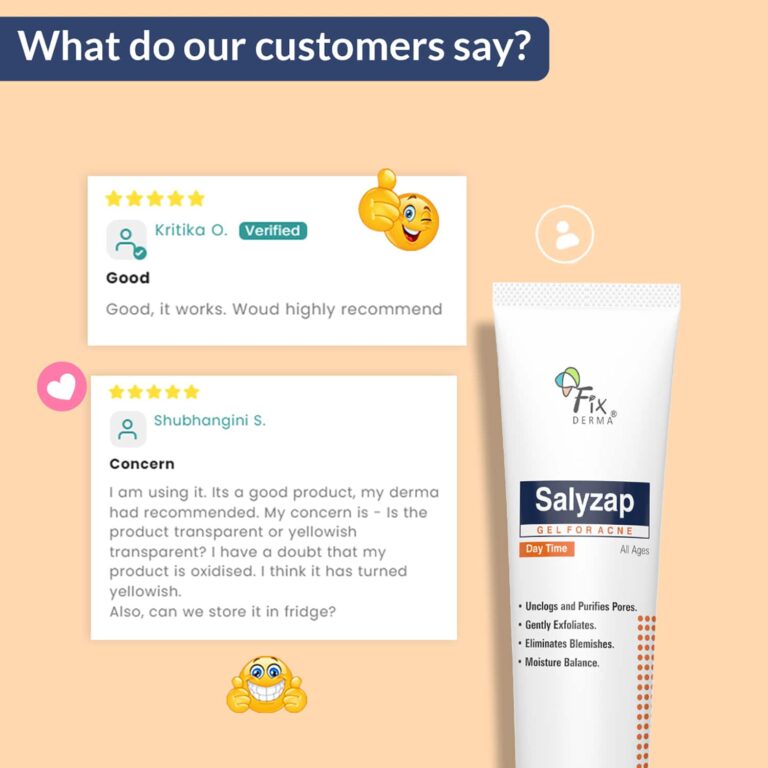 Fixderma Salyzap Day Time Gel - (20g) - Fixderma