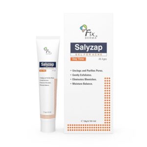 Fixderma Salyzap Day Time Gel For Acne, With Salicylic Acid, For Acne Scars, Pimples, Unclogs pores, Exfoliates, Soothes Acne And Redness Reduces Breakouts, Suitable for Oily...