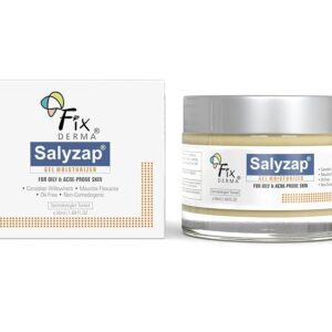 Fixderma Salyzap Face gel, Oil free hydrating gel, Deep Moisturization, Moisturizer for acne prone skin, Soothes acne and redness, non-comedogenic, non-greasy gel, Dermatologist...