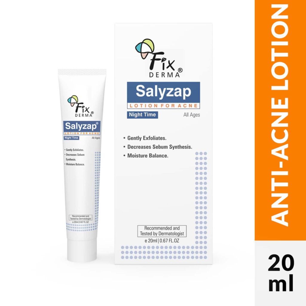 Fixderma Salyzap Night Time Lotion (20ml) - Fixderma