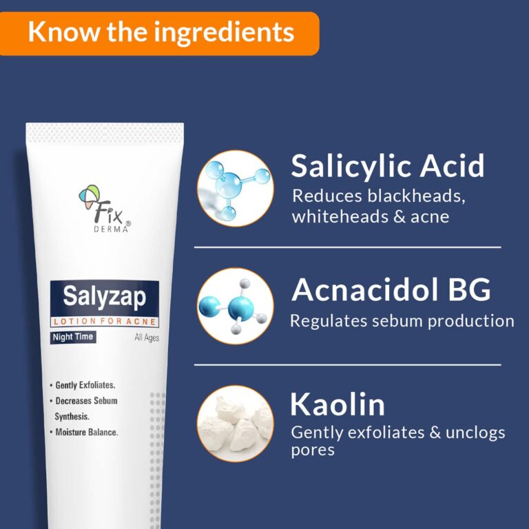 Fixderma Salyzap Night Time Lotion (20ml) - Fixderma
