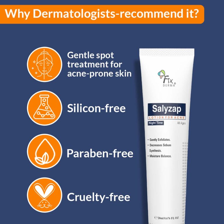 Fixderma Salyzap Night Time Lotion (20ml) - Fixderma