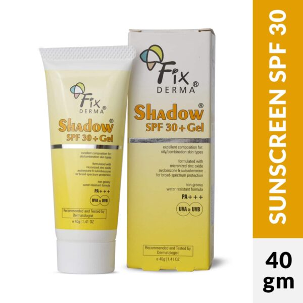 Fixderma Shadow SPF 30+ Gel (80 g) Pack of 2 Combo - Fixderma