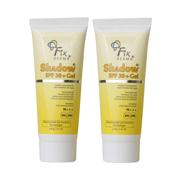 Fixderma Shadow SPF 30+ Gel (80 g) Pack of 2 Combo - Fixderma