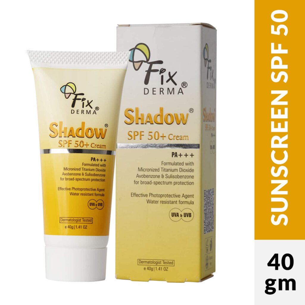 Fixderma Shadow SPF 50+ Cream - (40g) - Fixderma