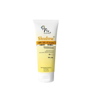 Fixderma Shadow Sunscreen SPF 50+ Cream PA+++ Dry Skin For Body & Face Broad Spectrum Sunscreen For UVA & UVB Protection Non Greasy & Water Resistant-75gm (Pack Of 1)