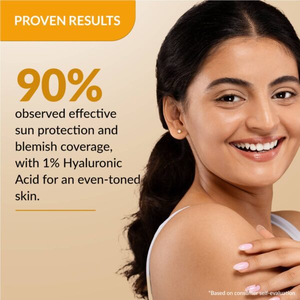 Fixderma Shadow Tinted Sunscreen Medium SPF 50 PA+++ - UVA & UVB Protection, All Skin Types (30 g) - Fixderma