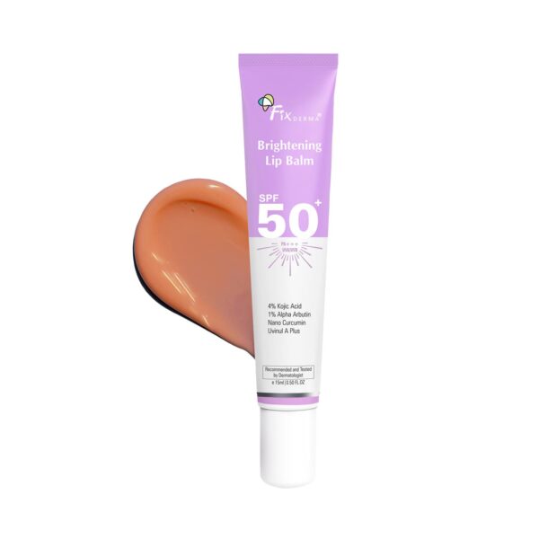Fixderma SPF 50+ PA+++ 4% Kojic Acid Brightening Lip Balm (15 ml) - Fixderma