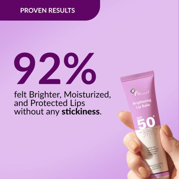 Fixderma SPF 50+ PA+++ 4% Kojic Acid Brightening Lip Balm (15 ml) - Fixderma