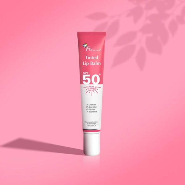 Fixderma SPF 50+ PA+++ 4% Kojic Acid Tinted Lip Balm with 2% Ceramide (15 ml) - Fixderma
