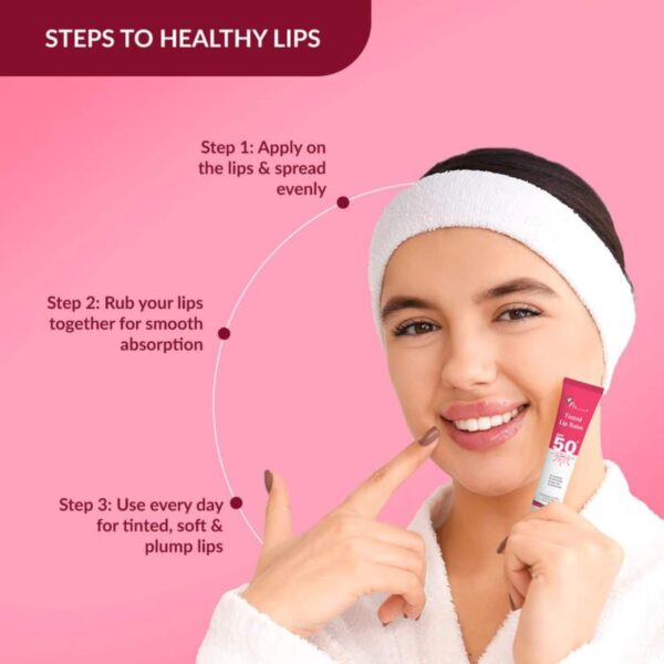 Fixderma SPF 50+ PA+++ 4% Kojic Acid Tinted Lip Balm with 2% Ceramide (15 ml) - Fixderma