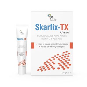 Fixderma Tranexamic Acid + 2% Kojic Acid + 1% Arbutin SKARFIX -TX Face Cream | Pigmentation Removal Cream | Kojic Acid | Uneven Skin Tone - 15 gm (Pack of 1)