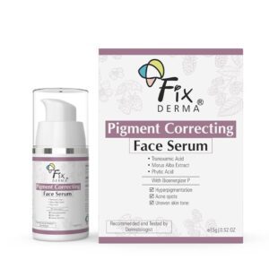 Fixderma Tranexamic Acid Pigment Correcting Serum | Face Serum for Melasma, Hyperpigmentation & Acne Spots | Acne Face Serum for Men & Women - 15g