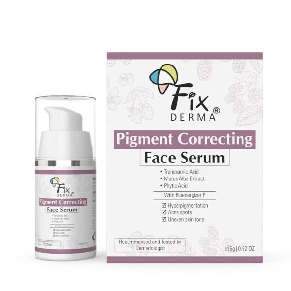 Fixderma Tranexamic Acid Pigment Correcting Serum | Face Serum for Melasma, Hyperpigmentation & Acne Spots | Acne Face Serum for Men & Women - 15g