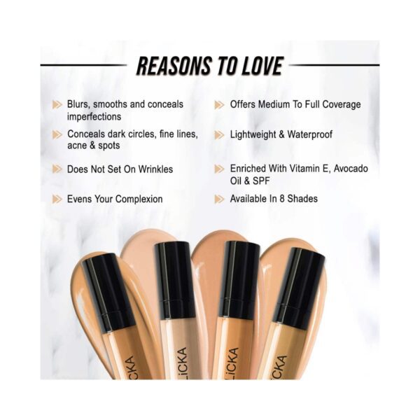 Flicka Cover Story Liquid Concealer - 02.2 Honey - Medium to Deep (8.5 ml) - Flicka