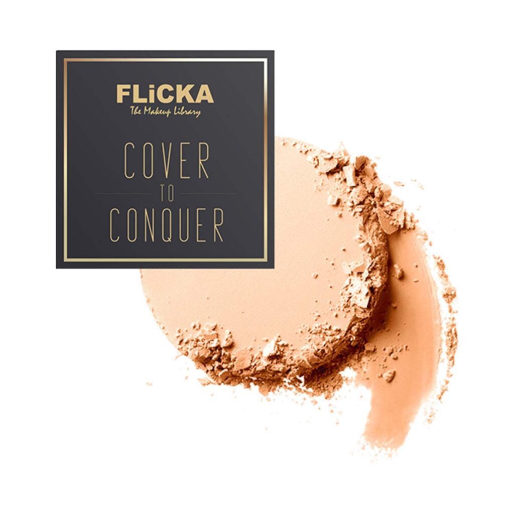 Flicka Cover To Conquer Compact Powder - 02 Beige - Fair To Medium (9 g) - Flicka