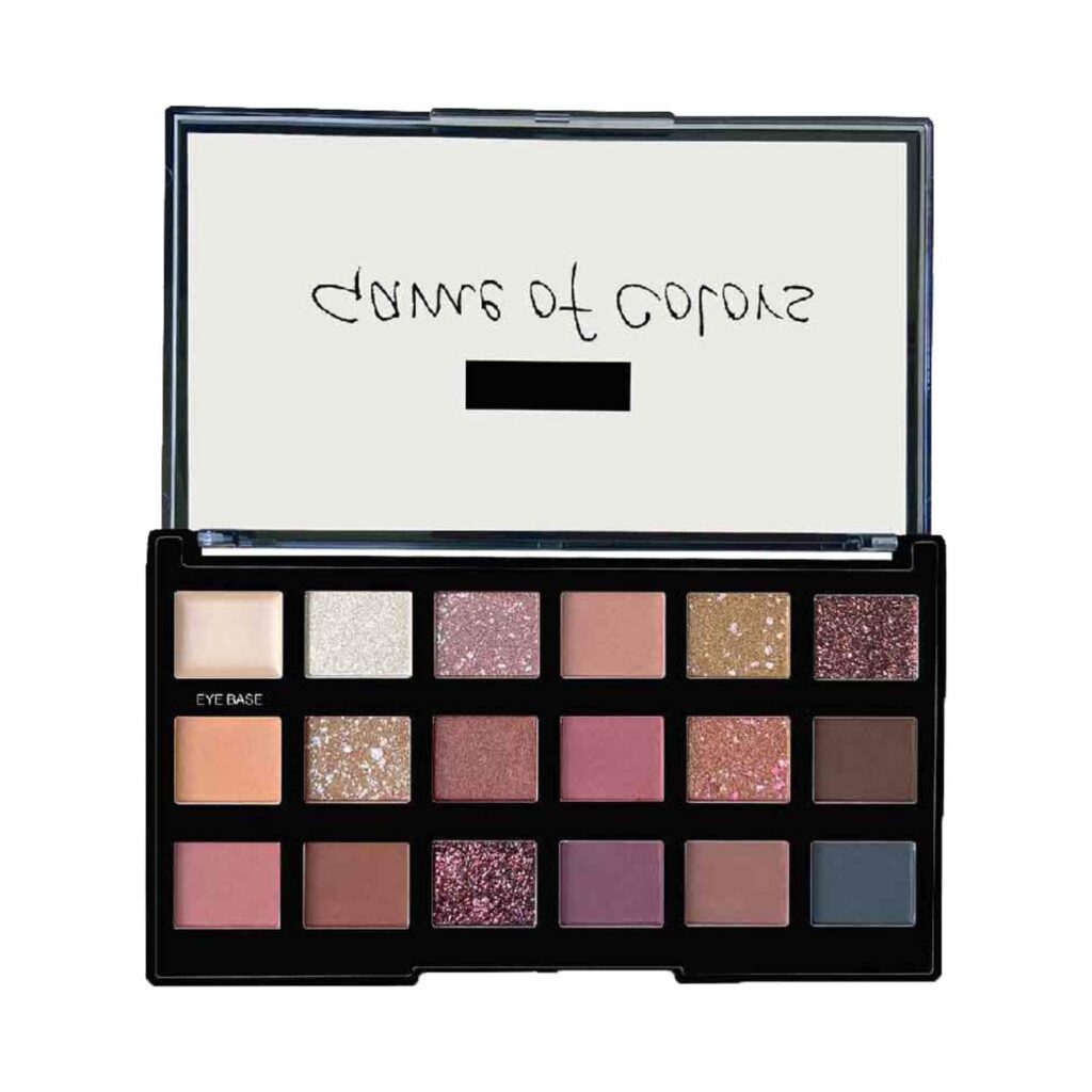 Flicka Game Of Colors Eyeshadow Palette - 04 On The Beach (18 g) - Flicka