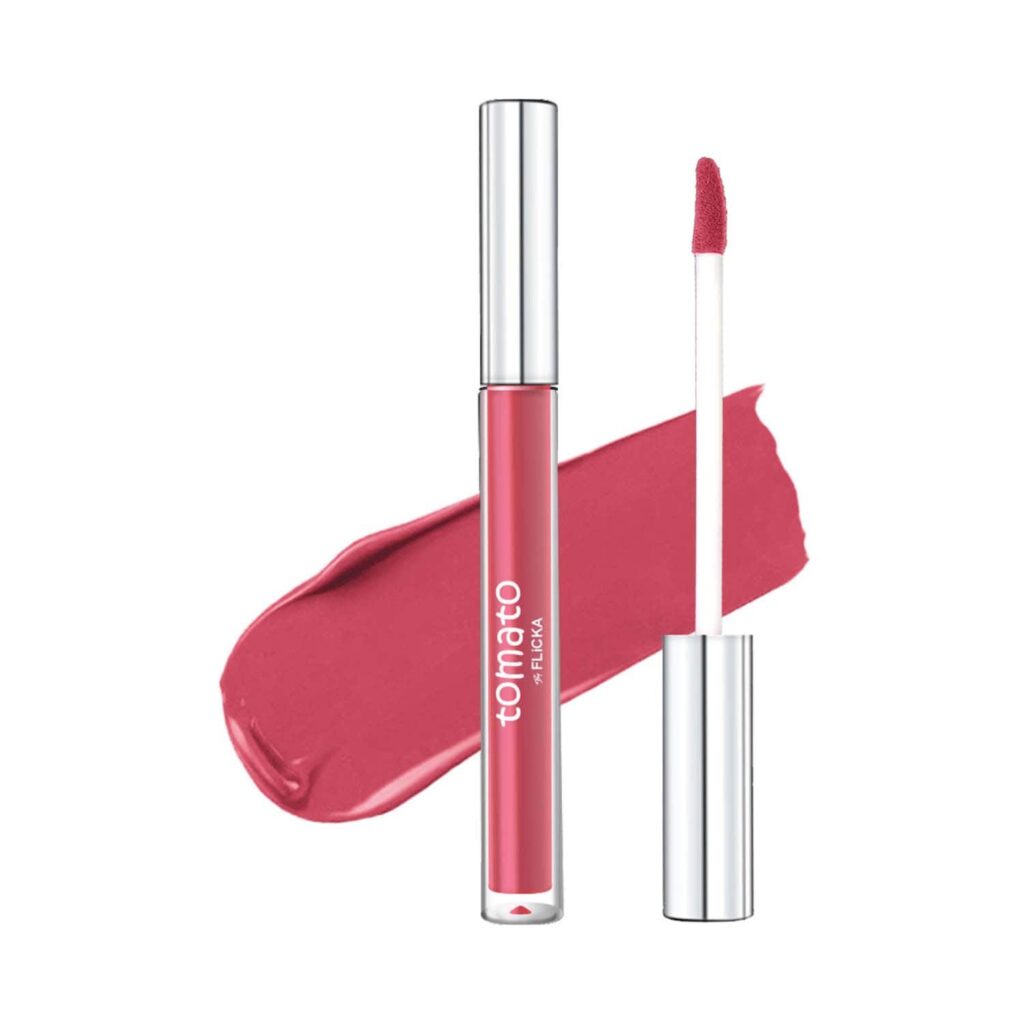 Flicka Tomato Liquid Lipstick - 10 - Pinkish Nude (2 ml) - Flicka