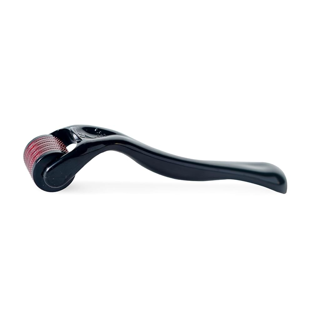 FLIP MART Derma Roller For Hair And Beard Regrowth 540 Micro 0.5mm Titanium Alloy Needles Reduces Hair Fall & Stimulates Hair Follicles, Safe and Effective Easy to use | Skin...