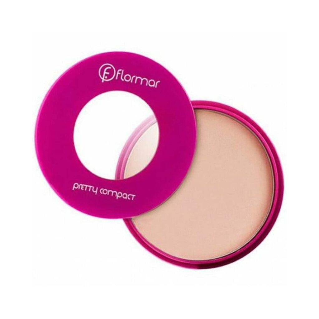 Flormar Pretty Compact Powder - 197 Peachy Cream (17g) - Flormar