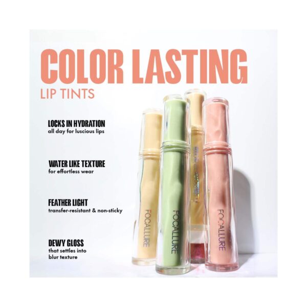 FOCALLURE Color Lasting Lip Tint - NU01 (2 g) - FOCALLURE