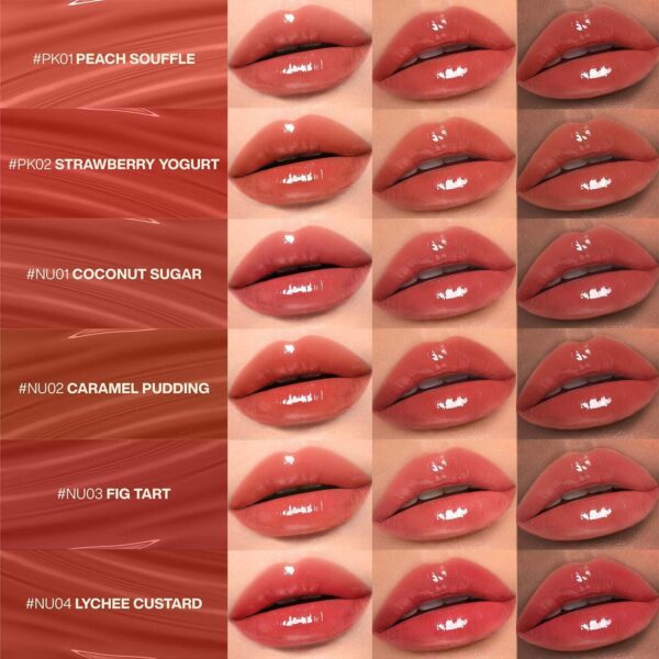 FOCALLURE Watery Lip Balm - NU02 Caramel Pudding (1.6 g) - FOCALLURE