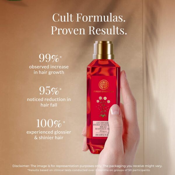 Forest Essentials Bhringraj Ayurvedic Herb Enriched Head Massage Hair Oil (50ml) - Forest Essentials